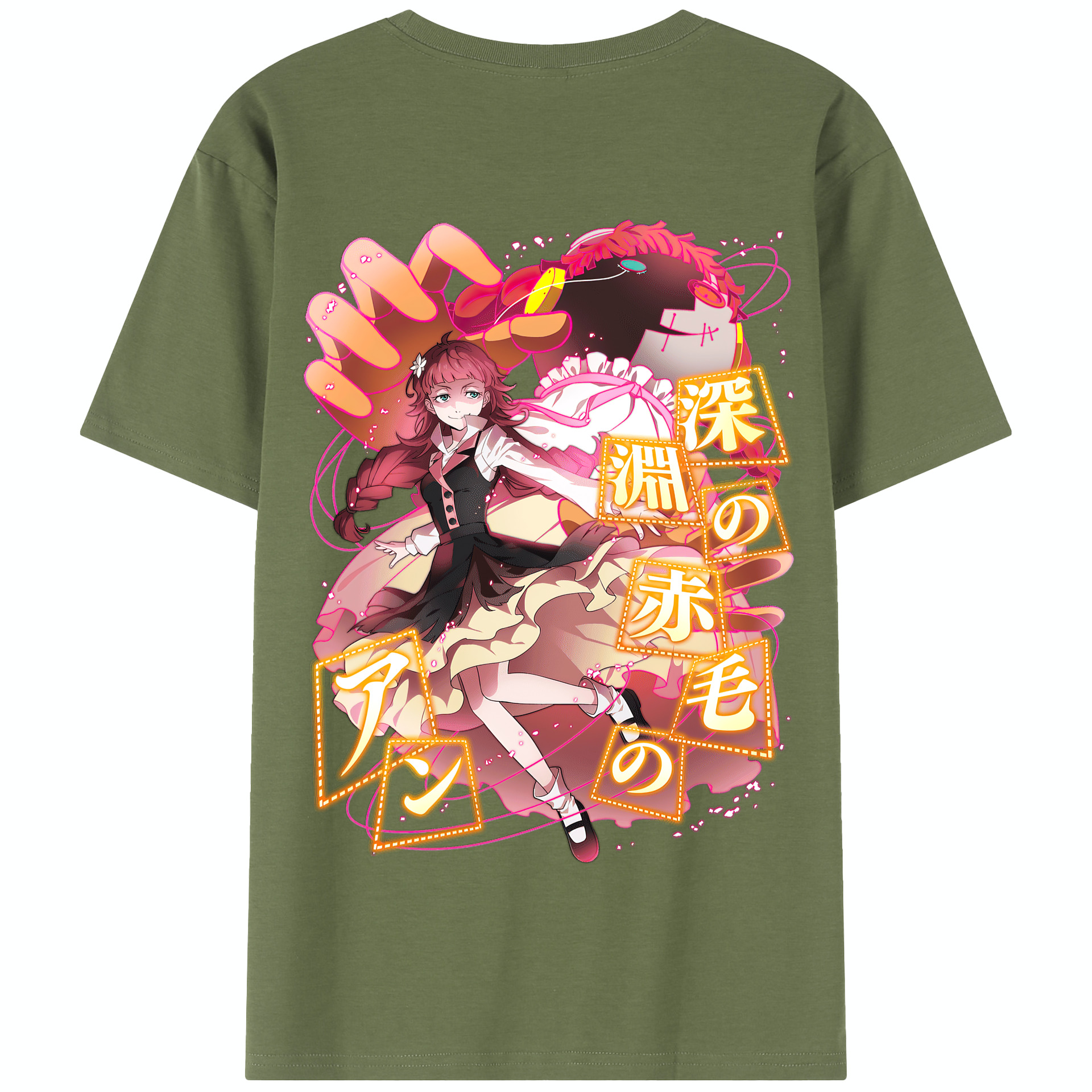 （画像用） 文豪ストレイドッグス Bungo Stray Dogs 綿100％半袖Tシャツ（背面プリント）